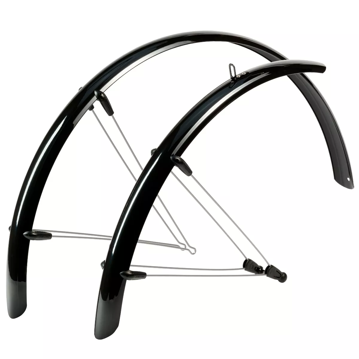 Hebie Rainline Mudguard Set 28" Incl. Struts Front/Rear 1 Hebie Rainline Mudguard Set 28" Incl. Struts Front/Rear