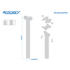 RITCHEY WCS Zero Trail Seat Post 7 RITCHEY WCS Zero Trail Seat Post -Shimano Salgsbutik CDC58EBBAAEA68AC5322D22ACC6B9A22