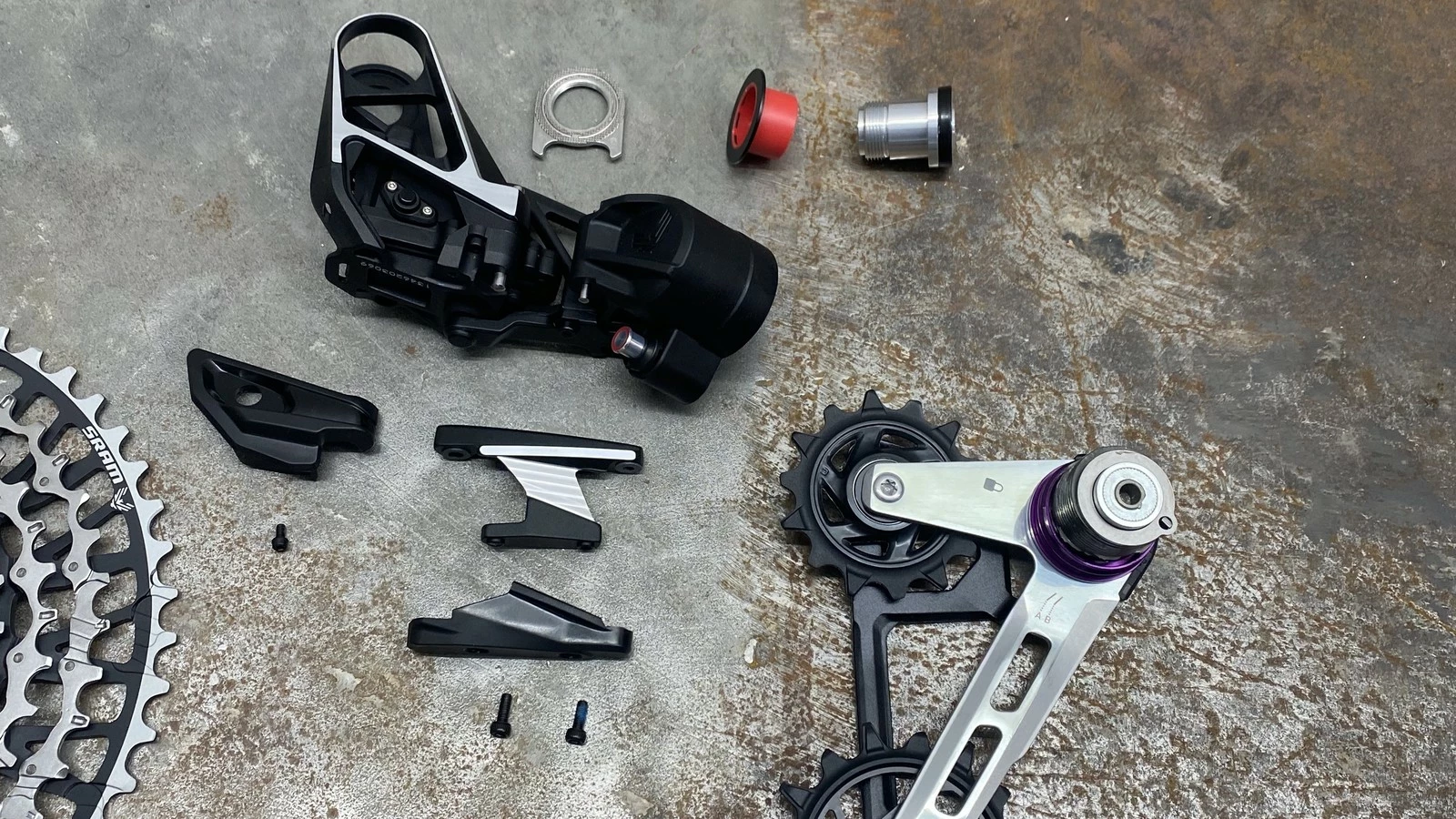 Shimano Salgsbutik -Shimano Salgsbutik SRAMTransmissionDerailleurDisassembled